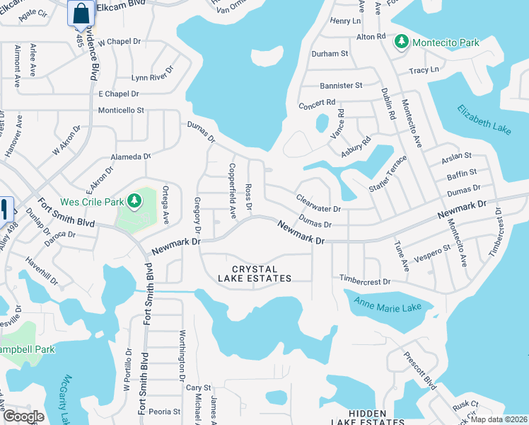 map of restaurants, bars, coffee shops, grocery stores, and more near 2164 Newmark Drive in Deltona