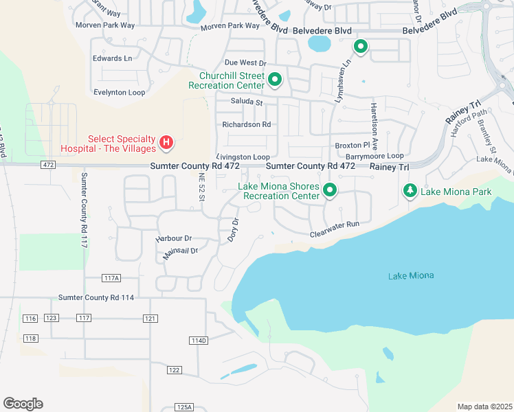 map of restaurants, bars, coffee shops, grocery stores, and more near 5437 Compass Point in Oxford