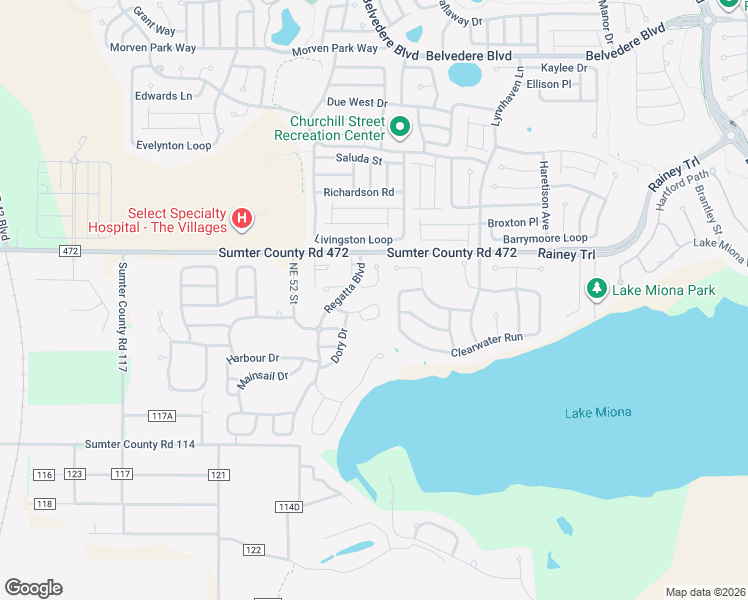 map of restaurants, bars, coffee shops, grocery stores, and more near 5444 Compass Point in Oxford
