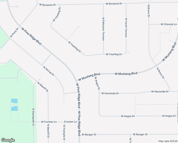map of restaurants, bars, coffee shops, grocery stores, and more near 5325 West Mustang Boulevard in Beverly Hills