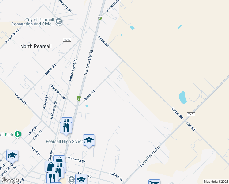 map of restaurants, bars, coffee shops, grocery stores, and more near 114 Porter Avenue in Pearsall