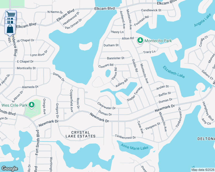 map of restaurants, bars, coffee shops, grocery stores, and more near 2233 Vance Rd in Deltona