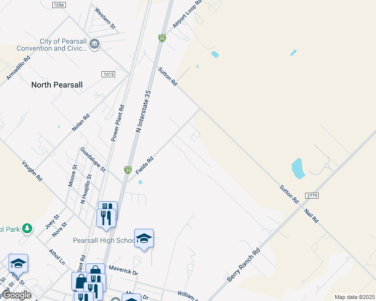map of restaurants, bars, coffee shops, grocery stores, and more near 114 Porter Avenue in Pearsall
