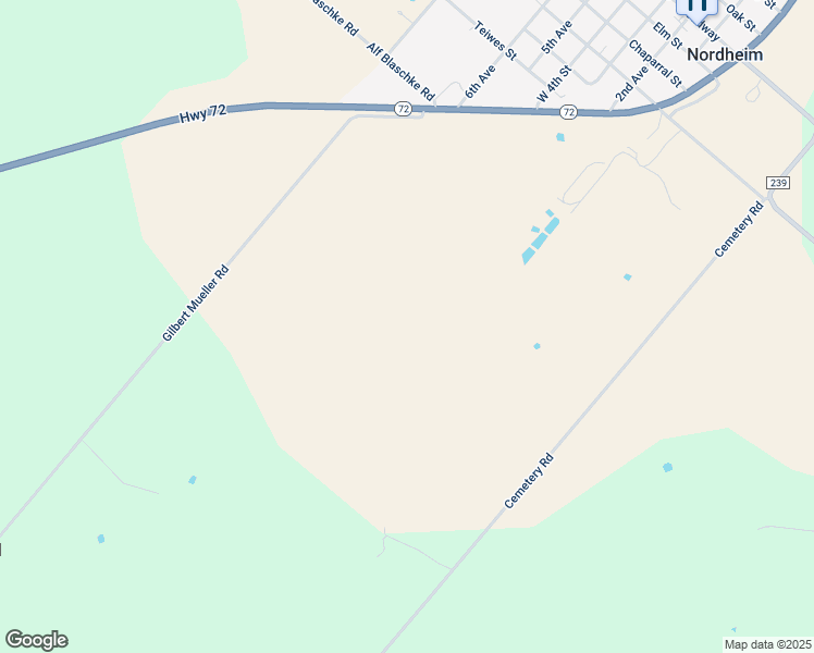 map of restaurants, bars, coffee shops, grocery stores, and more near in Nordheim