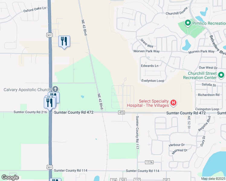map of restaurants, bars, coffee shops, grocery stores, and more near 4552 Water Oak Terrace in Oxford
