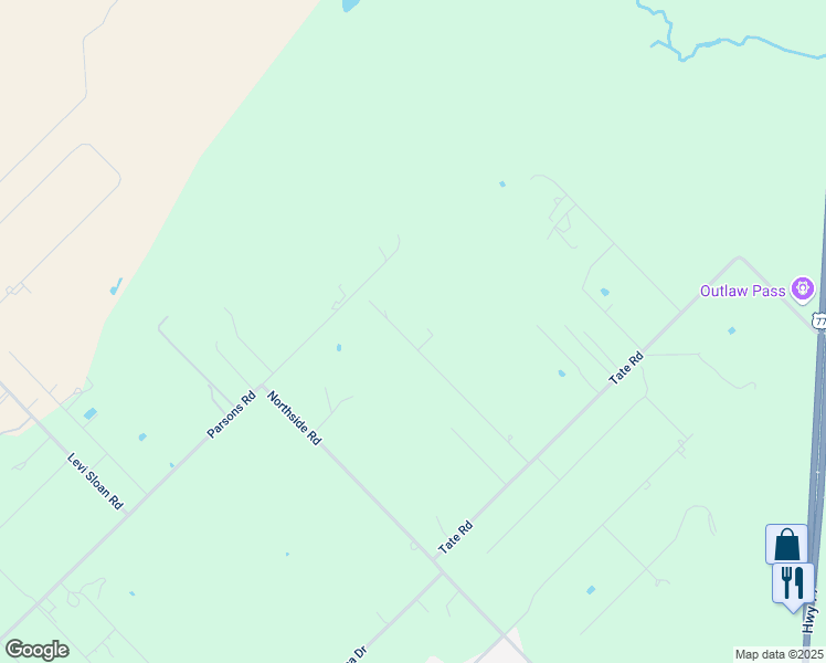 map of restaurants, bars, coffee shops, grocery stores, and more near 968 Tate Road in Victoria
