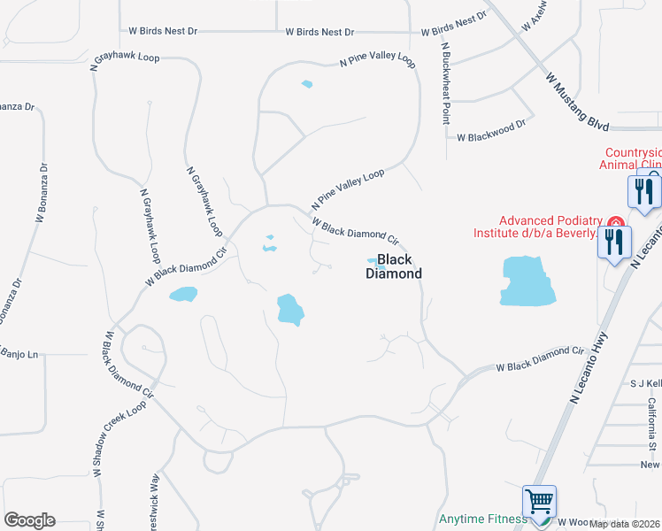 map of restaurants, bars, coffee shops, grocery stores, and more near 3355 North Bent Tree Point in Lecanto