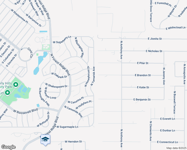 map of restaurants, bars, coffee shops, grocery stores, and more near 3564 North Tamarisk Avenue in Beverly Hills