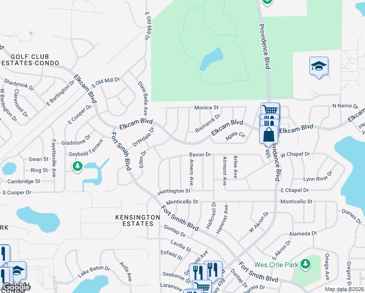 map of restaurants, bars, coffee shops, grocery stores, and more near 1906 Lindhurst Avenue in Deltona