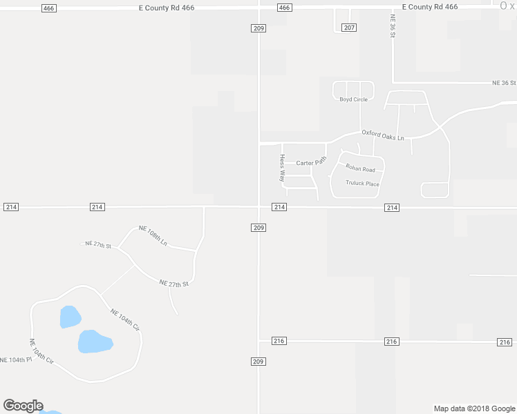 map of restaurants, bars, coffee shops, grocery stores, and more near County Road 214 in Oxford