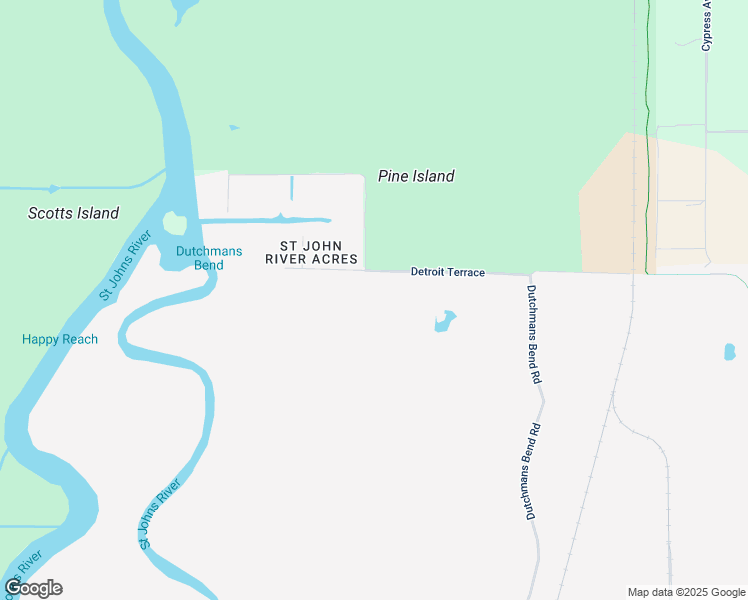 map of restaurants, bars, coffee shops, grocery stores, and more near 453 Detroit Terrace in DeBary