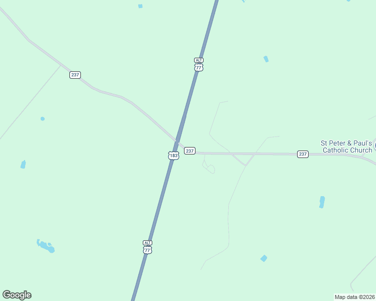 map of restaurants, bars, coffee shops, grocery stores, and more near 12281 US 183 Highway in Yorktown