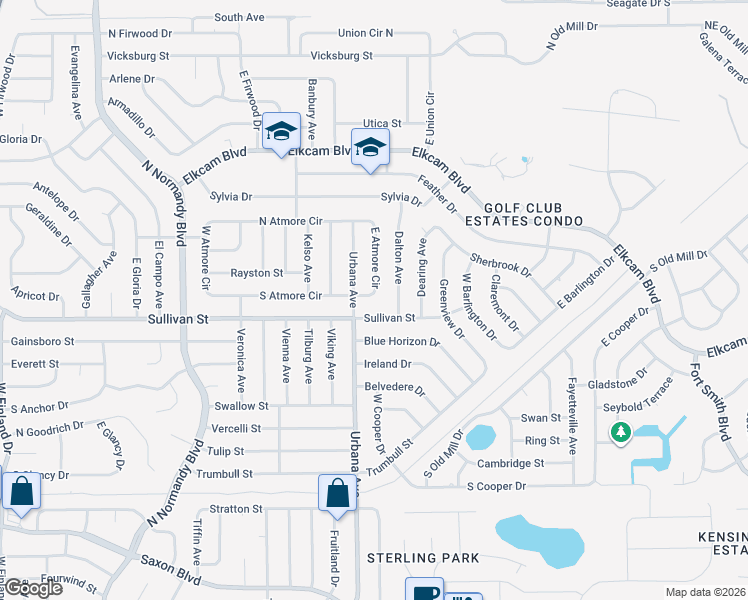 map of restaurants, bars, coffee shops, grocery stores, and more near 953 South Atmore Circle in Deltona