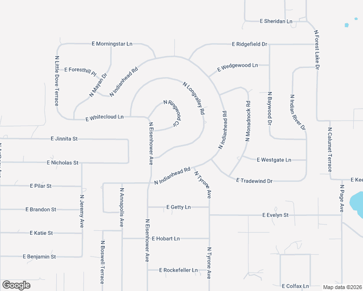 map of restaurants, bars, coffee shops, grocery stores, and more near 3915 North Longvalley Road in Hernando