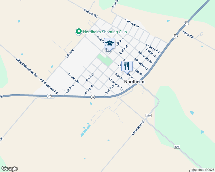 205 Line Street, Nordheim TX Walk Score