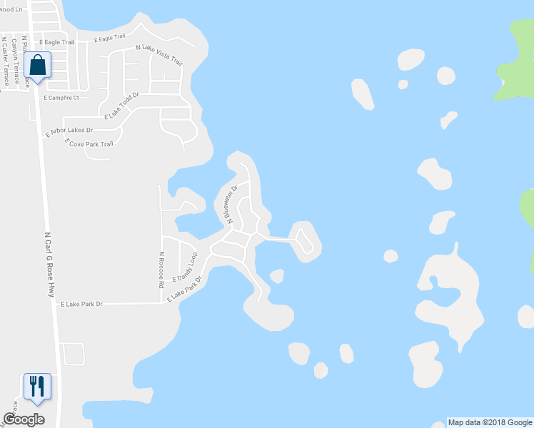 map of restaurants, bars, coffee shops, grocery stores, and more near 4250 East Lake Park Drive in Hernando