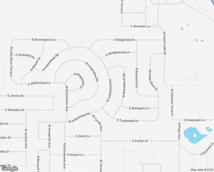 map of restaurants, bars, coffee shops, grocery stores, and more near 4030 North Indianhead Road in Hernando