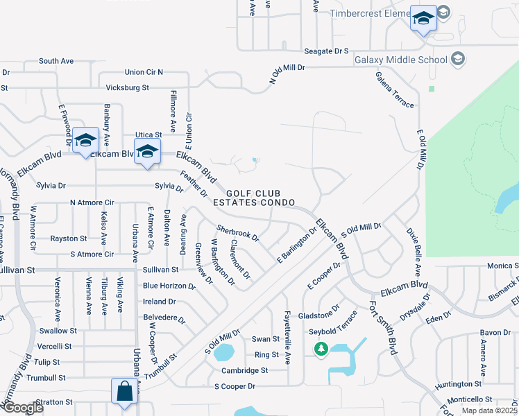 map of restaurants, bars, coffee shops, grocery stores, and more near 1170 Elkcam Boulevard in Deltona