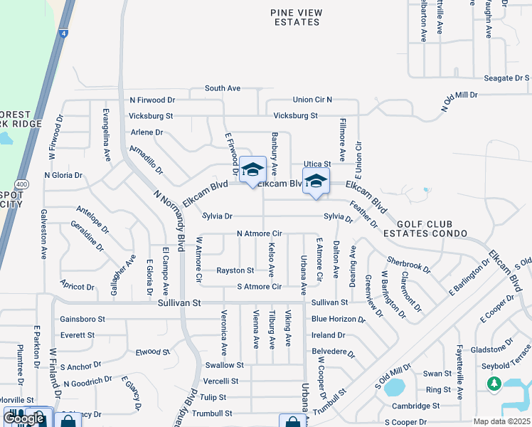 map of restaurants, bars, coffee shops, grocery stores, and more near 907 Feather Drive in Deltona