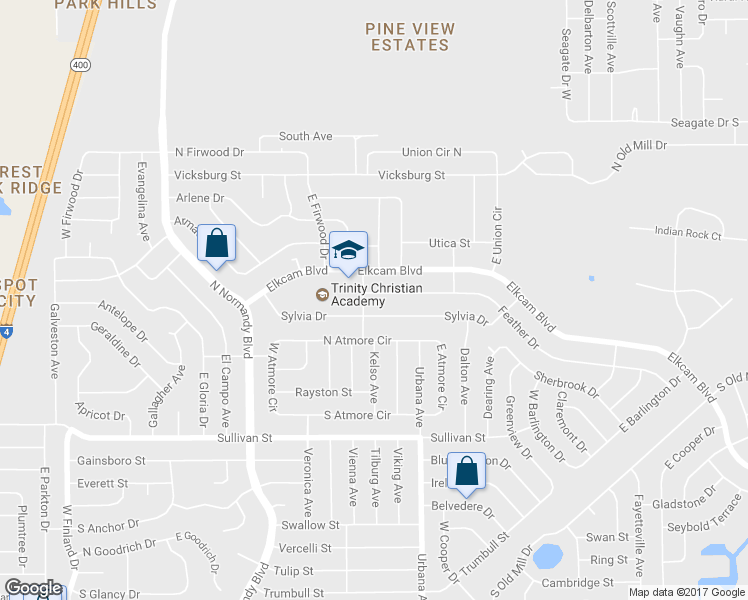 map of restaurants, bars, coffee shops, grocery stores, and more near 907 Feather Drive in Deltona