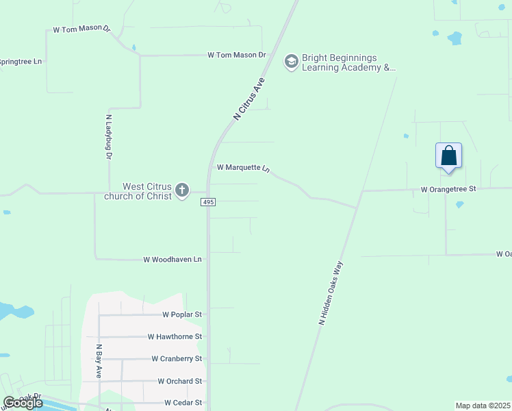 map of restaurants, bars, coffee shops, grocery stores, and more near 9324 West Milwaukee Court in Crystal River