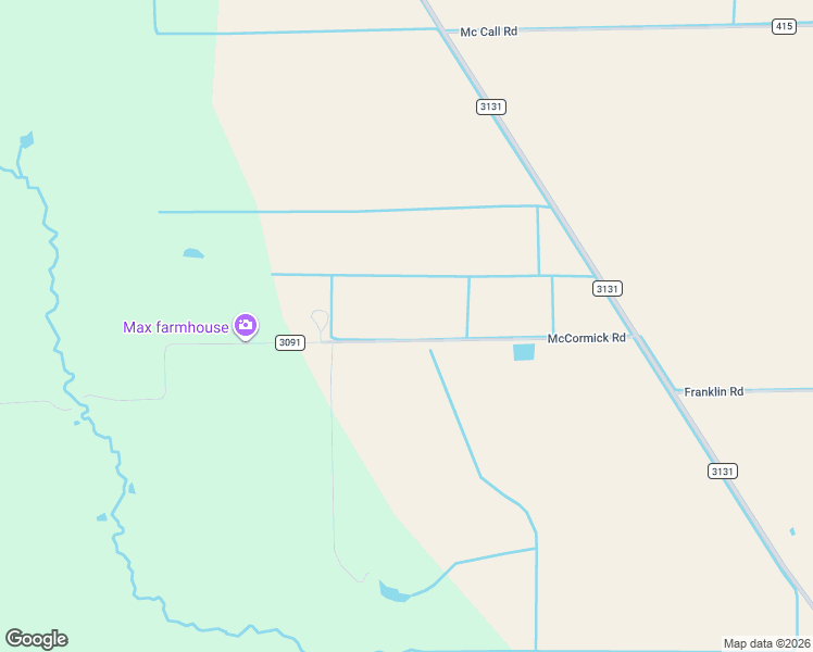 map of restaurants, bars, coffee shops, grocery stores, and more near McCormick Road in Edna