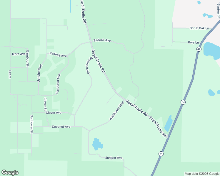 map of restaurants, bars, coffee shops, grocery stores, and more near 39647 Royal Trails Road in Eustis