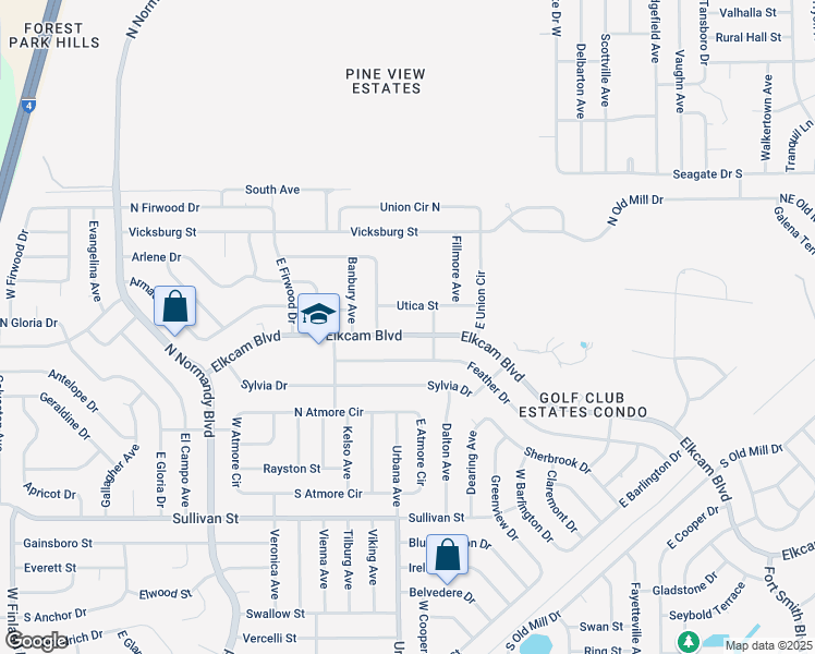map of restaurants, bars, coffee shops, grocery stores, and more near 979 Utica Street in Deltona