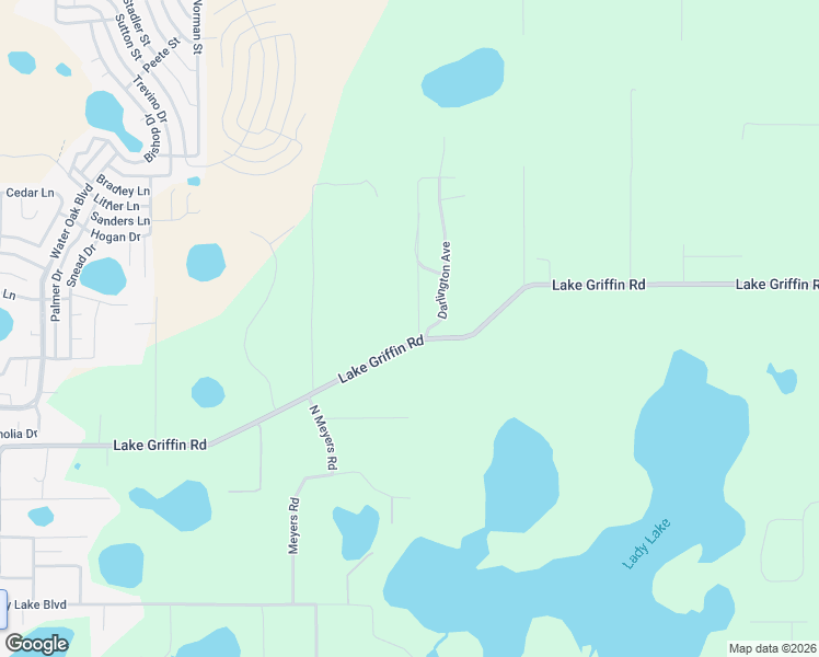 map of restaurants, bars, coffee shops, grocery stores, and more near 2935 Lake Griffin Road in Lady Lake