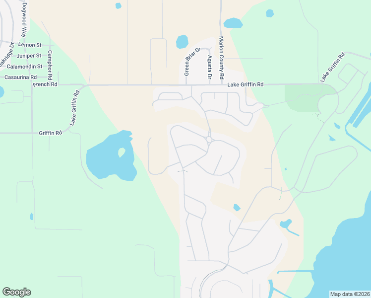 map of restaurants, bars, coffee shops, grocery stores, and more near 6014 Apex Way in Lady Lake
