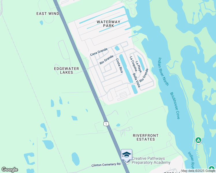map of restaurants, bars, coffee shops, grocery stores, and more near 158 La Gardinia in Edgewater