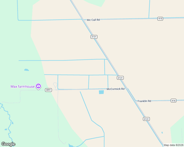 map of restaurants, bars, coffee shops, grocery stores, and more near 2348 Farm to Market Road 3131 in Edna