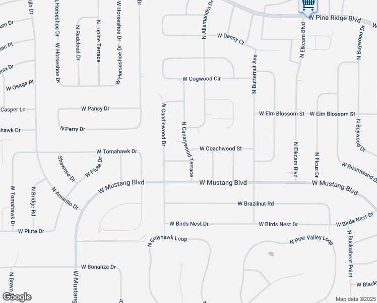 map of restaurants, bars, coffee shops, grocery stores, and more near 4497 North Canarywood Terrace in Beverly Hills