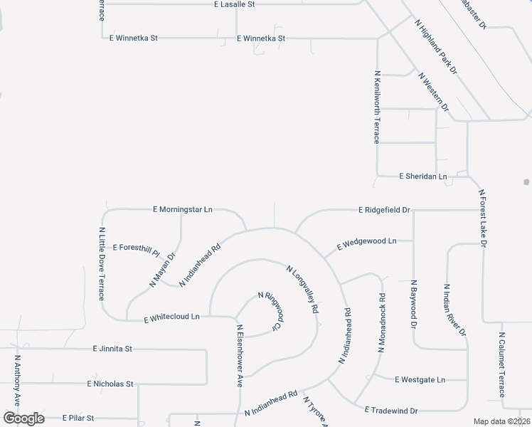map of restaurants, bars, coffee shops, grocery stores, and more near 4327-4347 North Indianhead Road in Citrus Hills