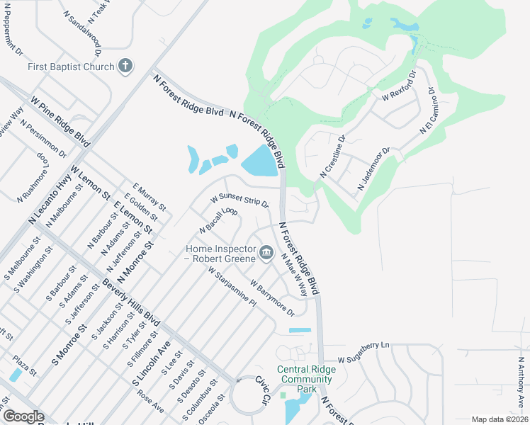 map of restaurants, bars, coffee shops, grocery stores, and more near 660 West Sunset Strip Drive in Beverly Hills