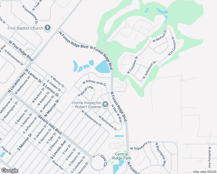 map of restaurants, bars, coffee shops, grocery stores, and more near 4468 N Moonglow Point in Beverly Hills