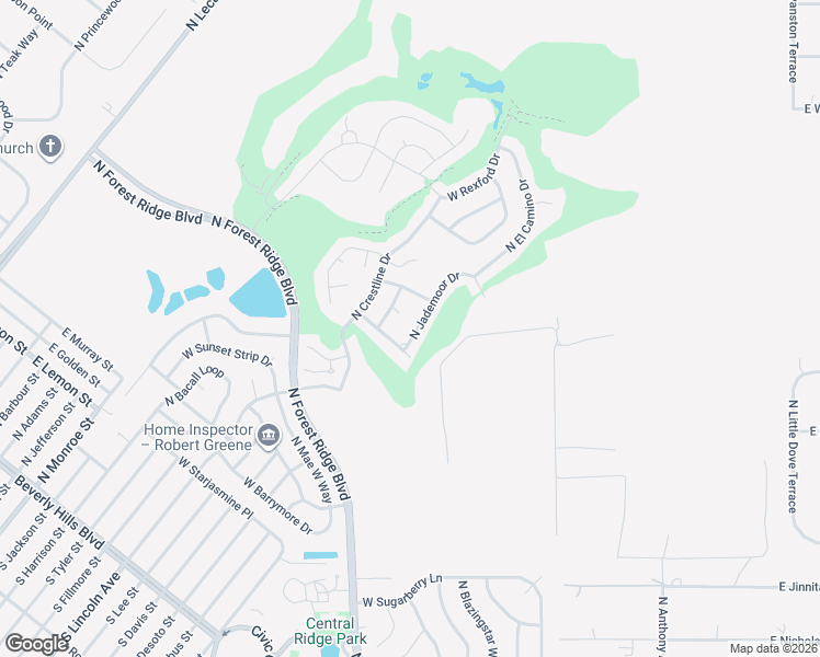 map of restaurants, bars, coffee shops, grocery stores, and more near 4532 North Jademoor Drive in Beverly Hills