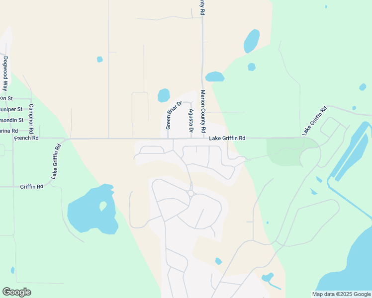 map of restaurants, bars, coffee shops, grocery stores, and more near 5130 Grove Manor in Lady Lake
