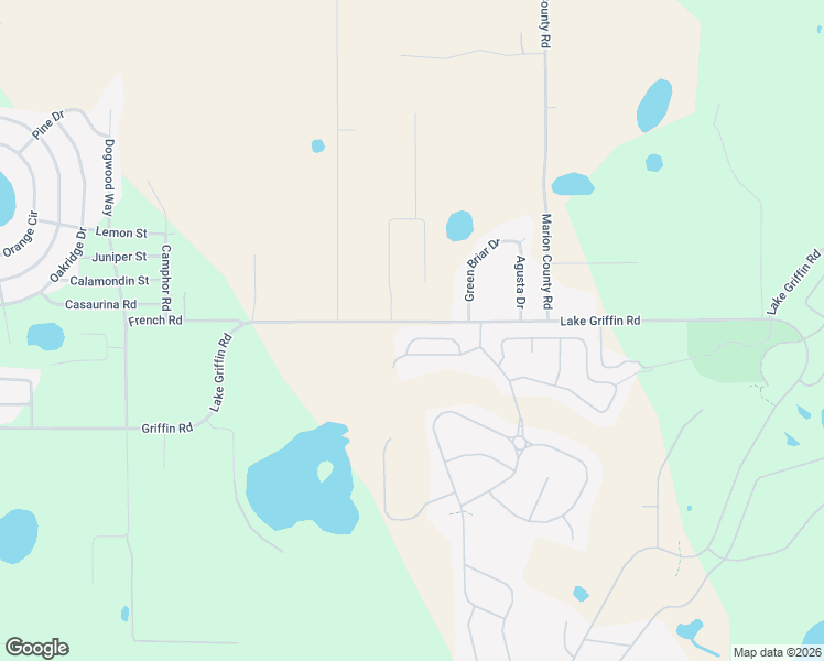 map of restaurants, bars, coffee shops, grocery stores, and more near 5005 Harbor Heights in Lady Lake