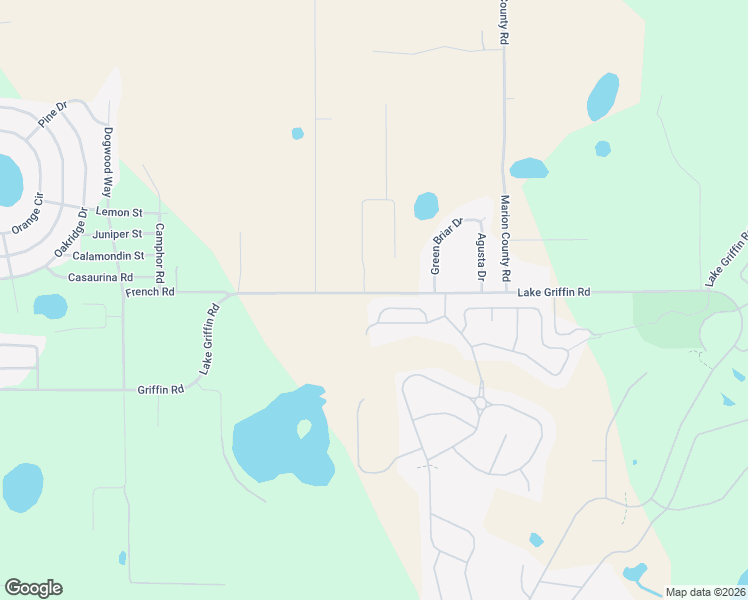 map of restaurants, bars, coffee shops, grocery stores, and more near 5005 Harbor Heights in Lady Lake