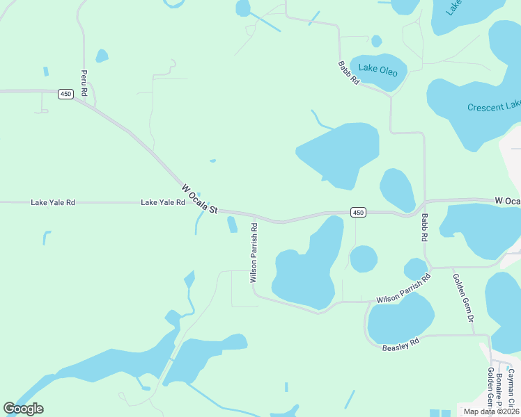 map of restaurants, bars, coffee shops, grocery stores, and more near 15841 County Road 450 in Umatilla