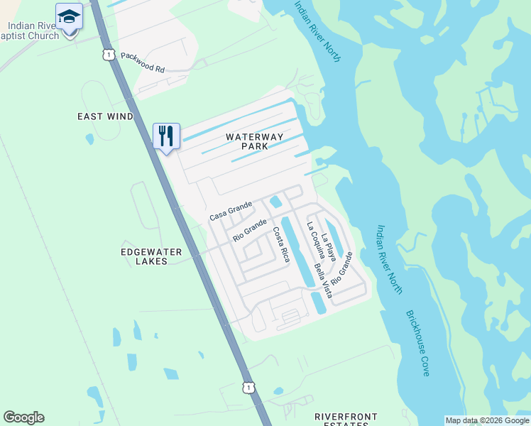 map of restaurants, bars, coffee shops, grocery stores, and more near 290 Costa Rica in Edgewater