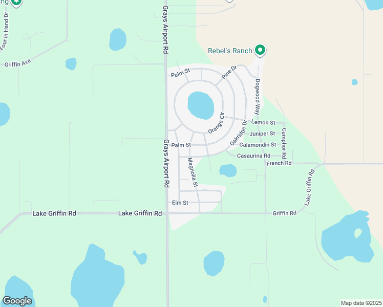 map of restaurants, bars, coffee shops, grocery stores, and more near 40022 Magnolia Street in Lady Lake