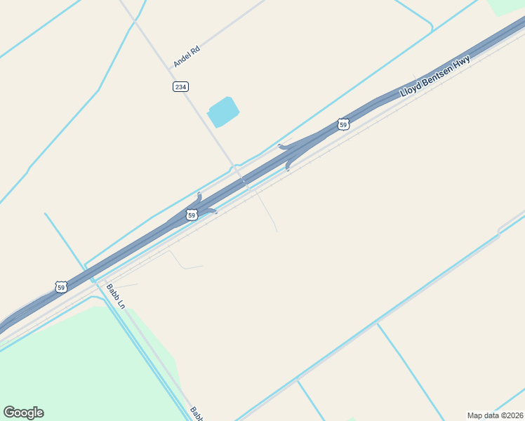 map of restaurants, bars, coffee shops, grocery stores, and more near 5629A U.S. 59 in Edna