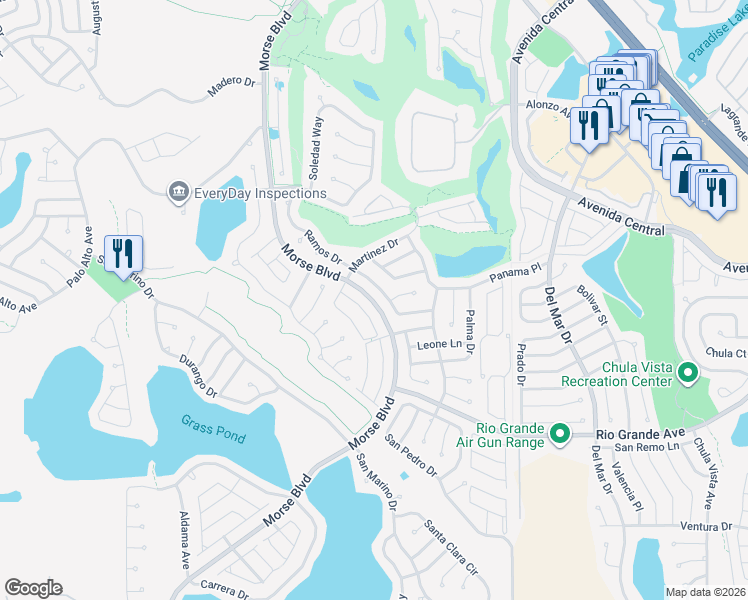 map of restaurants, bars, coffee shops, grocery stores, and more near in Lady Lake