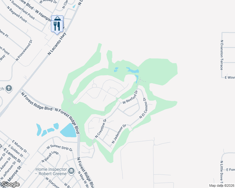 map of restaurants, bars, coffee shops, grocery stores, and more near 4775 North Jademoor Drive in Beverly Hills