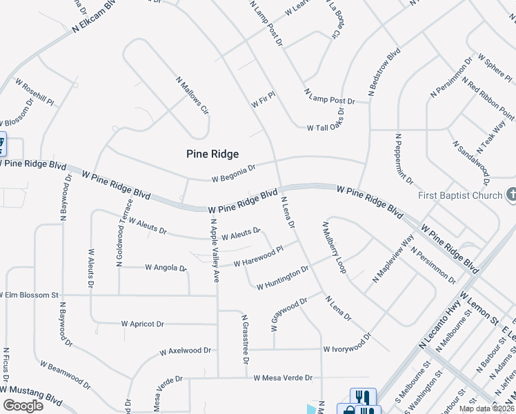 map of restaurants, bars, coffee shops, grocery stores, and more near 2167 West Aleuts Drive in Beverly Hills
