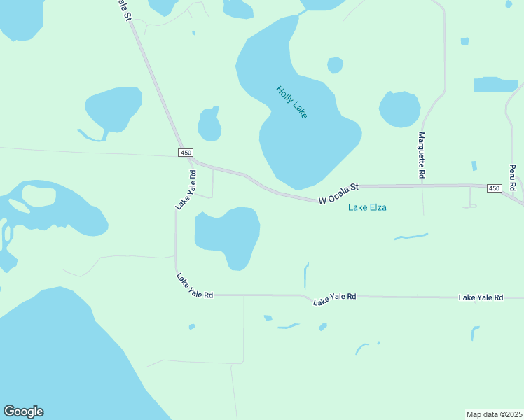 map of restaurants, bars, coffee shops, grocery stores, and more near 14344 County Road 450 in Umatilla