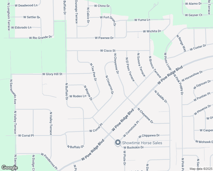 map of restaurants, bars, coffee shops, grocery stores, and more near 5112 North Cimarron Drive in Beverly Hills