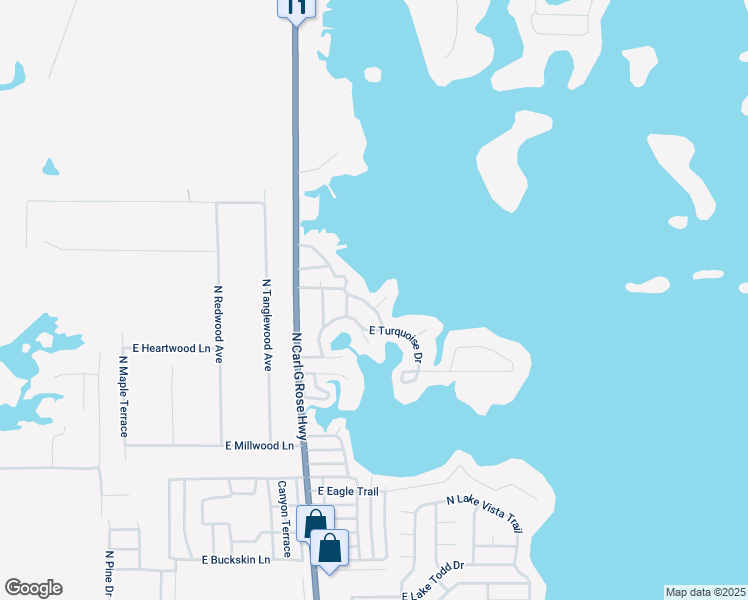 map of restaurants, bars, coffee shops, grocery stores, and more near 5150 North Opal Point in Hernando